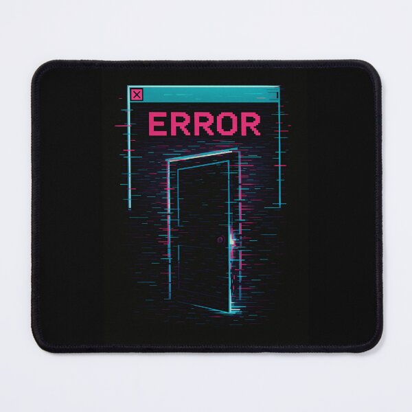 Item preview, The Error Door – Neon Glitch Interface Portal designed and sold by JupiterGlitchEmpire.