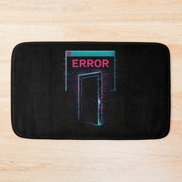 Item preview, The Error Door – Neon Glitch Interface Portal designed and sold by JupiterGlitchEmpire.