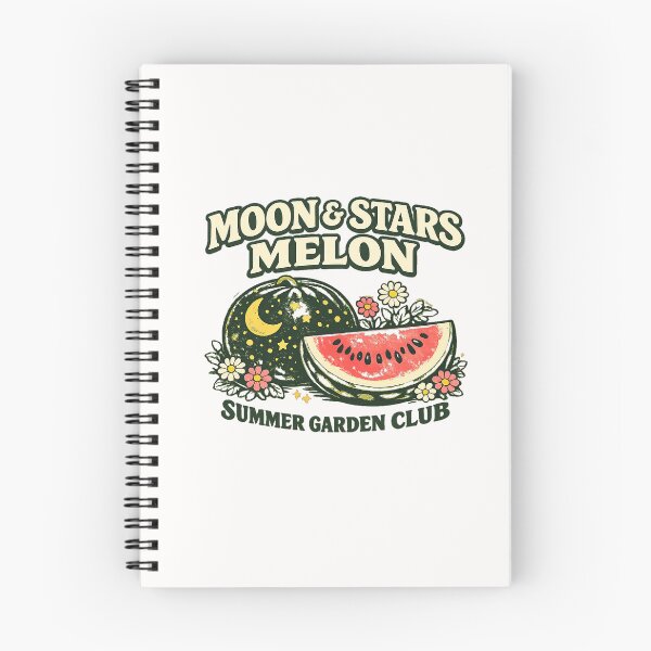 Item preview, Moon And Stars Melon Summer Garden Club designed and sold by Concrete Coffee Studio.