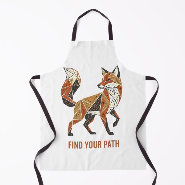 Item preview, Find Your Path — Geometric Fox Inspirational Poster designed and sold by Ar0undTheW0rld.