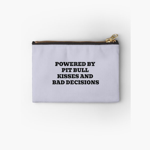 Item preview, Powered By Pit Bull Kisses And Bad Decisions designed and sold by WakeNBake-Tees.