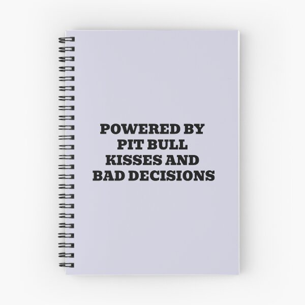 Item preview, Powered By Pit Bull Kisses And Bad Decisions designed and sold by WakeNBake-Tees.