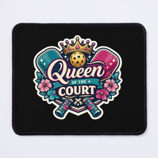 Item preview, Pickleball Royalty – Queen of the Court Badge designed and sold by Timeless Junction.
