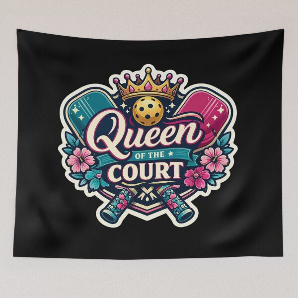 Item preview, Pickleball Royalty – Queen of the Court Badge designed and sold by Timeless Junction.