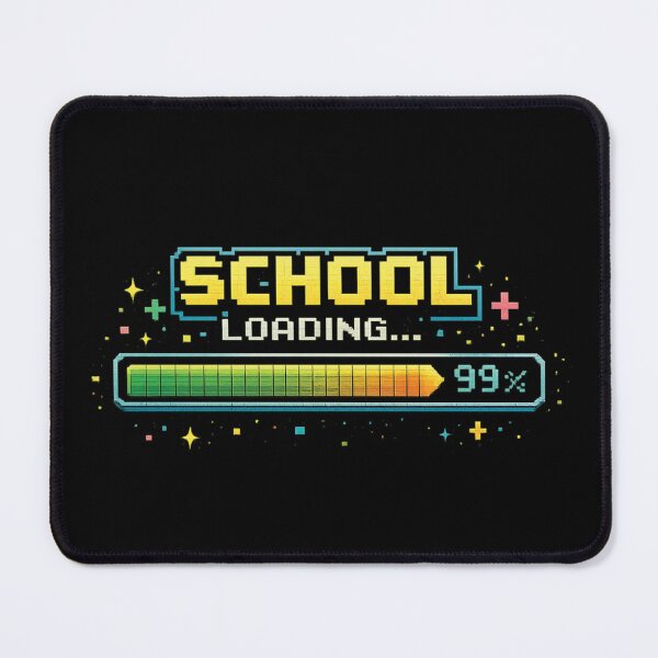 Item preview, School Loading 99% Funny Gamer Back To School Design designed and sold by mansourhamid.