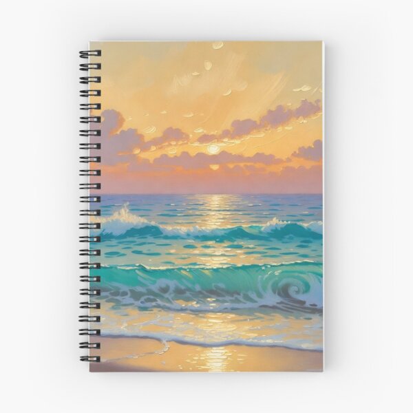 Item preview, Serene Ocean Sunset Translucent Turquoise Waves Beach Shore designed and sold by Nexus Space.