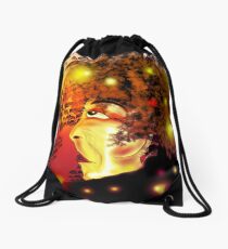 The Smell of the Crowd and the Roar of the Greasepaint Drawstring Bag