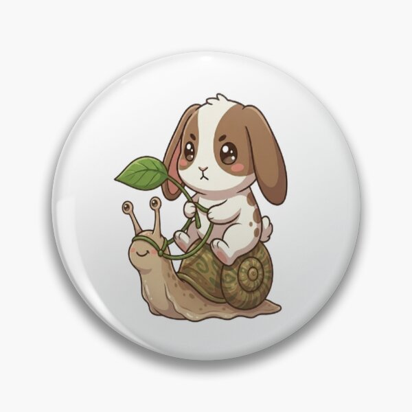 Item preview, Cute Bunny Riding Snail designed and sold by Ella_Sketch.