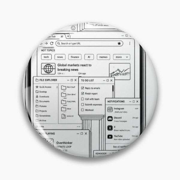 Item preview, Chronically Online designed and sold by porlrud.