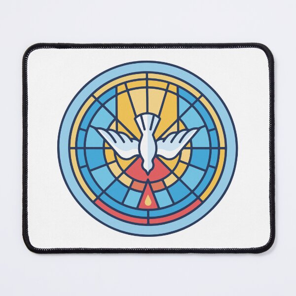 Item preview, Holy Spirit stained glass church window designed and sold by Shaun Joseph.