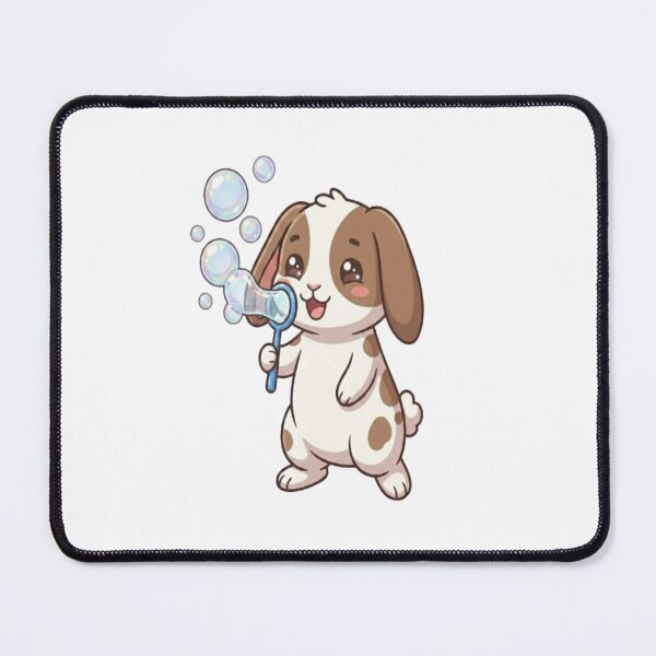 Item preview, Cute Bunny Blowing Soap Bubbles designed and sold by Ella_Sketch.