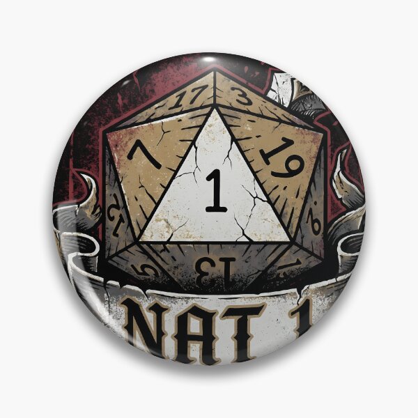 Item preview, Baldurs Gate 3 Nat 1 Critical Fail designed and sold by Senpaiwaves.