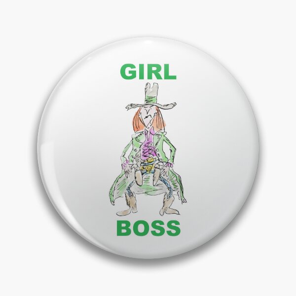 Item preview, Cowgirl in green is a girl boss designed and sold by Inky Fingers Illustrations.