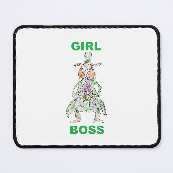 Item preview, Cowgirl in green is a girl boss designed and sold by Inky Fingers Illustrations.