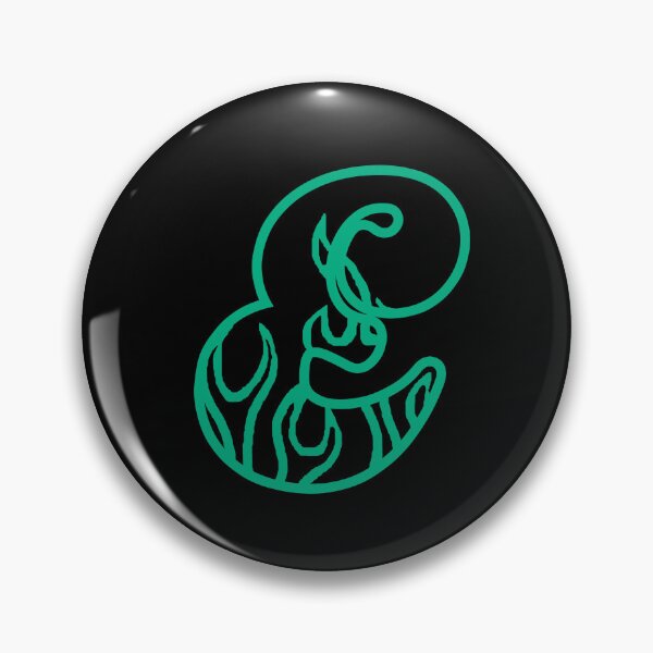 Item preview, Groovy Retro Teal Fiery Letter E Monogram designed and sold by CamilasPrints.