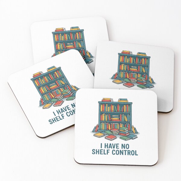 Item preview, I Have No Shelf Control – Funny Book Lover Gift Bookworm Humor Reading Quote designed and sold by Sekla-Studio.