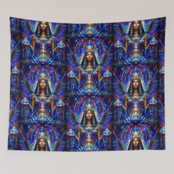 Item preview, goddess Isis holding Lotus Art  designed and sold by ElexisND.
