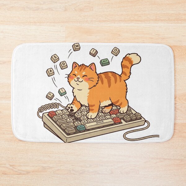 Artikelvorschau, Tech Cat Keyboard entworfen und verkauft von YNAMREG.