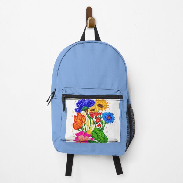 Item preview, Colorful Hand Drawn Floral Bouquet designed and sold by HemGlo Studio.