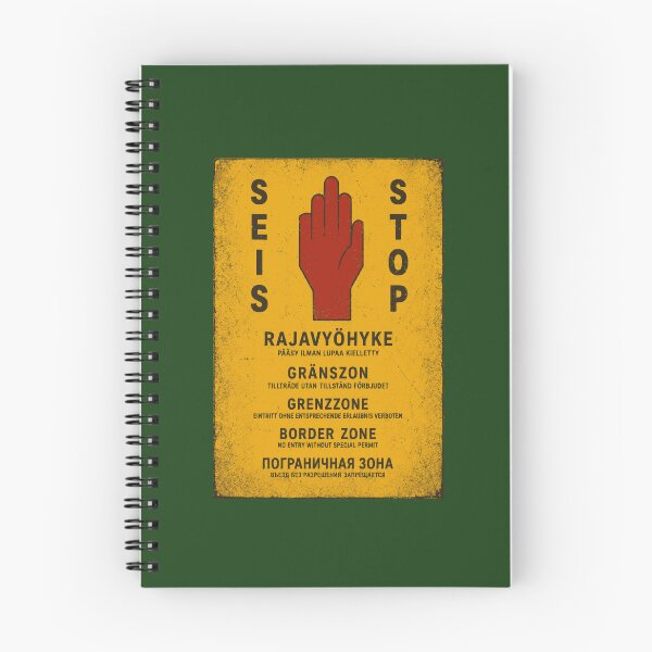 Item preview, Finnish Border Zone Sign | Vintage Rajavyöhyke Warning Sign designed and sold by Geokafi.