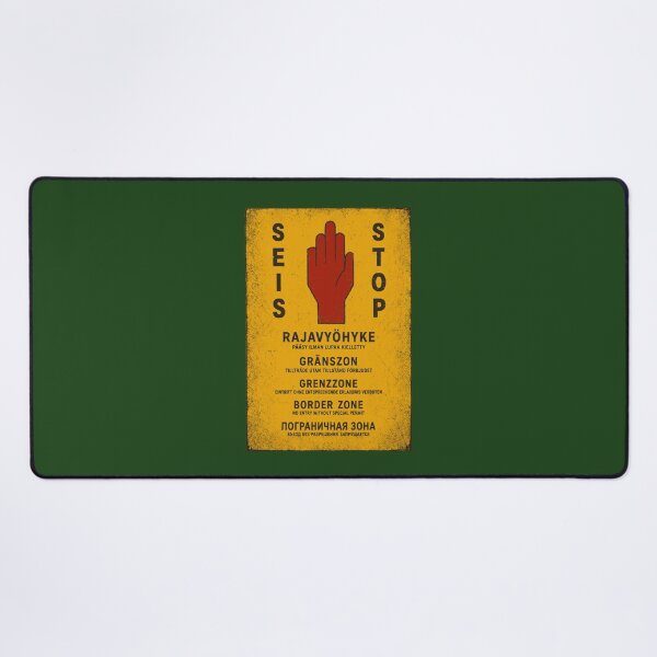 Item preview, Finnish Border Zone Sign | Vintage Rajavyöhyke Warning Sign designed and sold by Geokafi.