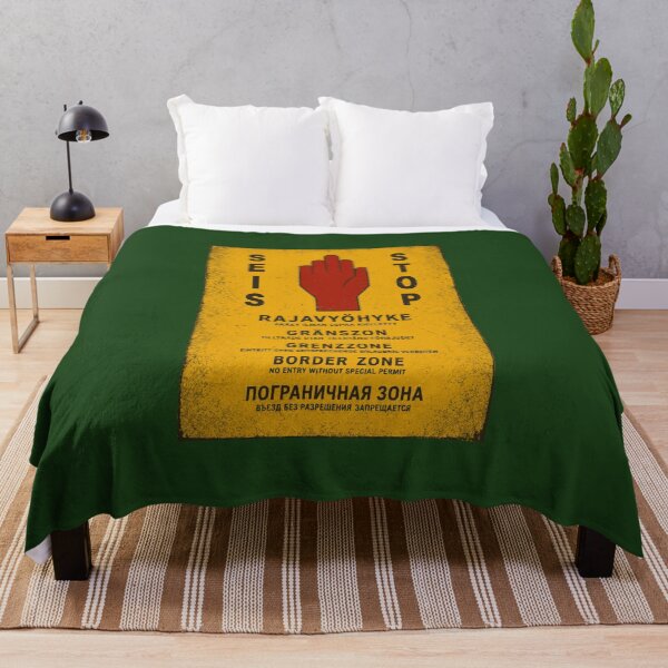 Item preview, Finnish Border Zone Sign | Vintage Rajavyöhyke Warning Sign designed and sold by Geokafi.