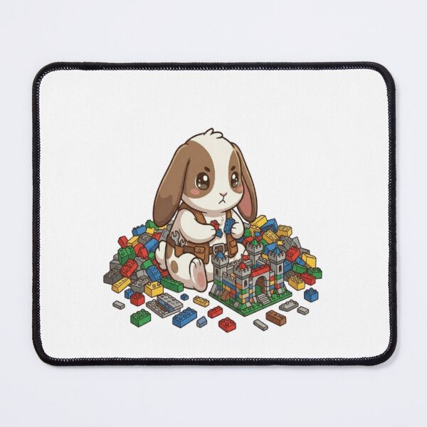 Item preview, Cute Bunny Building Toy Block Castle designed and sold by Ella_Sketch.