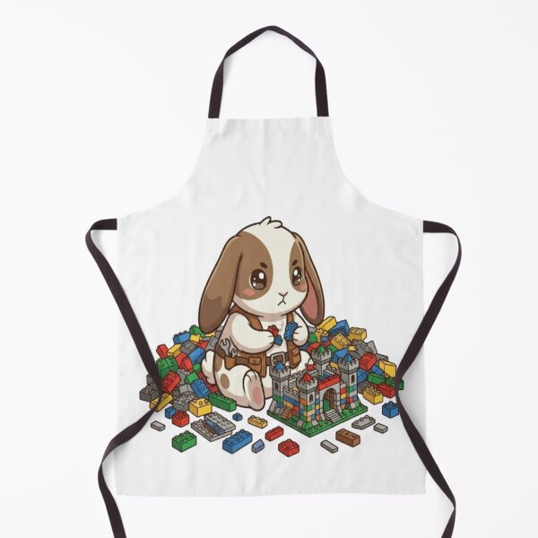 Item preview, Cute Bunny Building Toy Block Castle designed and sold by Ella_Sketch.