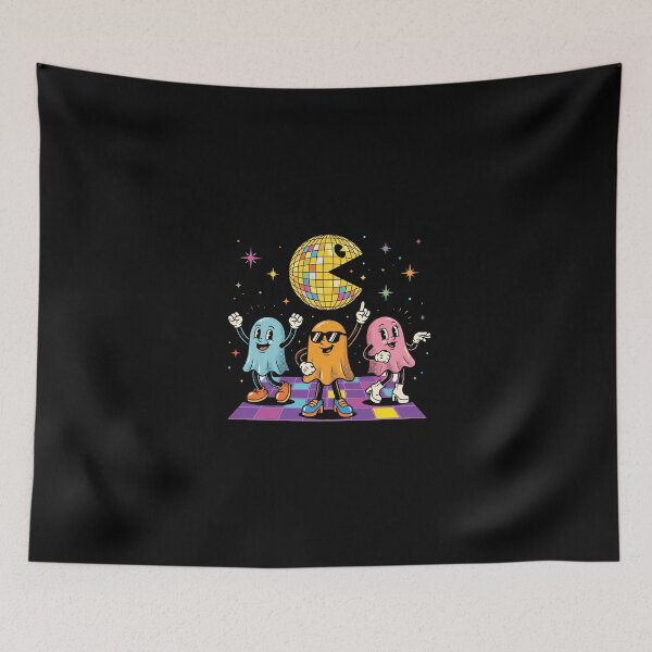 Item preview, Retro Arcade Disco Ball Ghosts Vintage Rubber Hose Cartoon designed and sold by AdyKurniawan.
