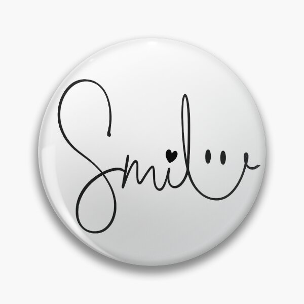 Item preview, Minimalist Smile Script Typography Positive Quote designed and sold by myforestfog.