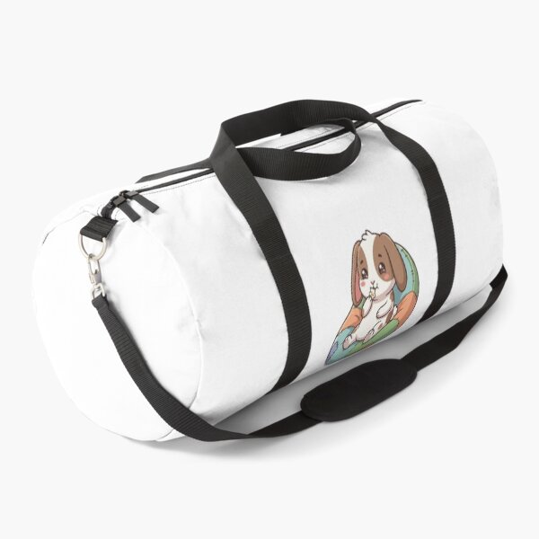 Item preview, Cute Bunny Eating Popcorn Chair designed and sold by Ella_Sketch.
