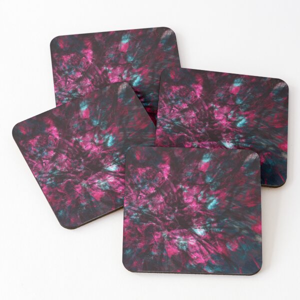 Item preview, ​Dark Cosmic Vortex Abstract in Magenta and Teal designed and sold by ElkCreekWitch.