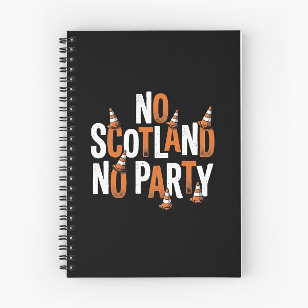 Item preview, No Scotland No Party Tartan Army Traffic Cone Football designed and sold by AdyKurniawan.