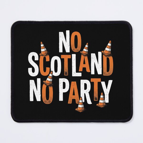 Item preview, No Scotland No Party Tartan Army Traffic Cone Football designed and sold by AdyKurniawan.