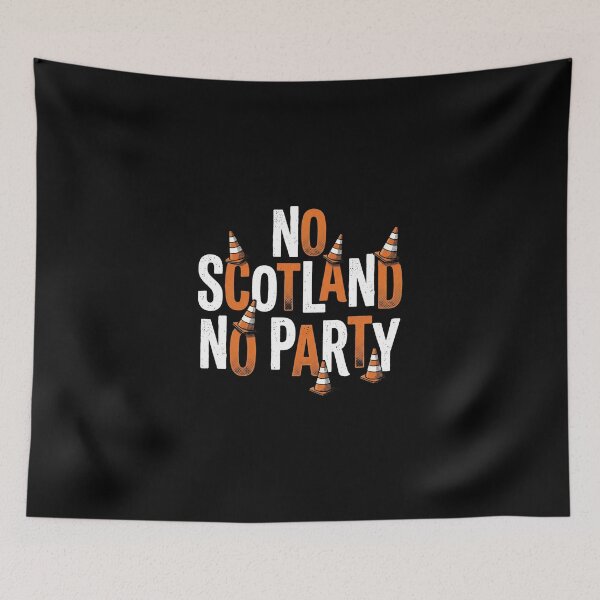 Item preview, No Scotland No Party Tartan Army Traffic Cone Football designed and sold by AdyKurniawan.