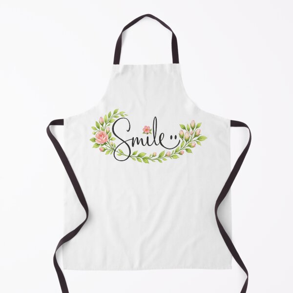 Item preview, Smile Floral Typography Watercolor Flower Wreath Art designed and sold by myforestfog.