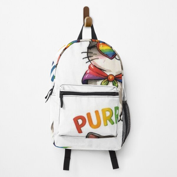 Item preview, Purr-oud Rainbow Pride Cat designed and sold by Pixanova.