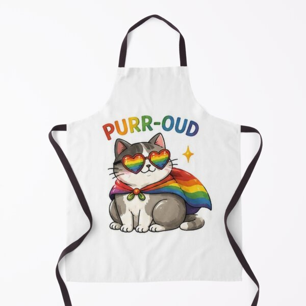 Item preview, Purr-oud Rainbow Pride Cat designed and sold by Pixanova.