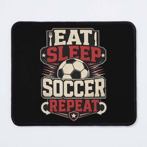 Item preview, Eat Sleep Soccer Repeat – Bold Fan Statement designed and sold by ABLAT-CREATIONS.