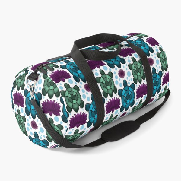 Item preview, Sea Turtle & Lotus Pattern — Teal Purple Ocean Boho designed and sold by HopeAndHustle.
