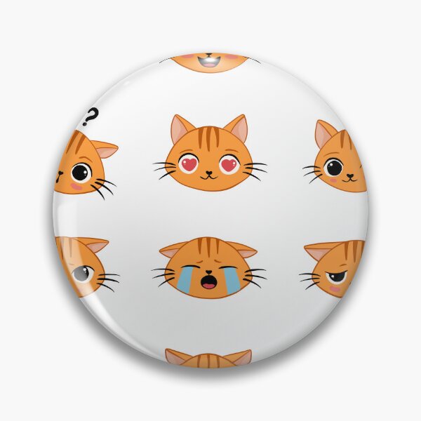 Item preview, Cute Kawaii Ginger Cat Sticker Pack Emotional Ginger Kitten Emoji designed and sold by LYAN-STORE.