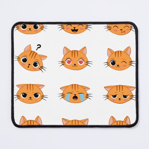 Item preview, Cute Kawaii Ginger Cat Sticker Pack Emotional Ginger Kitten Emoji designed and sold by LYAN-STORE.