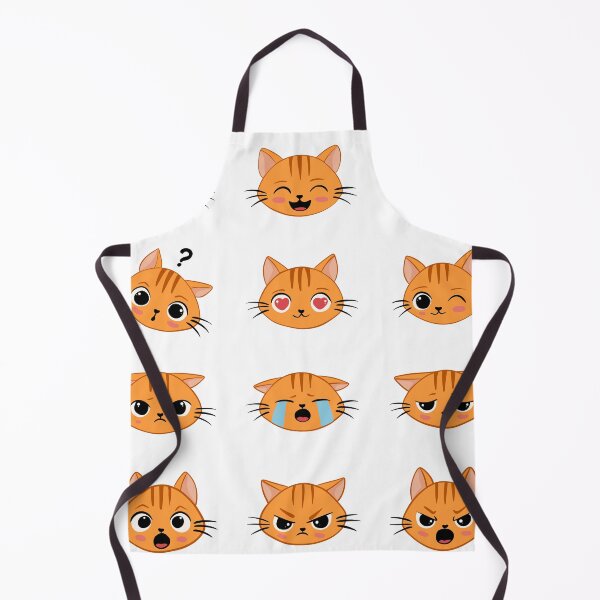 Item preview, Cute Kawaii Ginger Cat Sticker Pack Emotional Ginger Kitten Emoji designed and sold by LYAN-STORE.