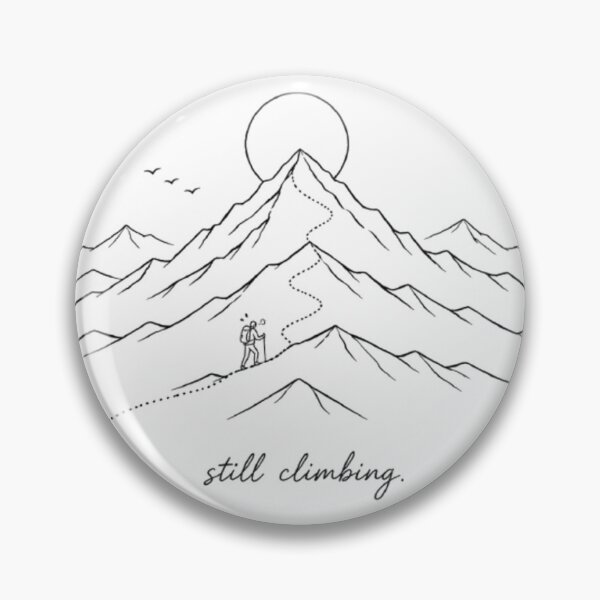 Item preview, Still Climbing ?️ Minimalist Mountain Line Art | Hiking Motivation Design | Adventure Aesthetic | Outdoor Lover Gift | Hand Drawn Mountain Tee designed and sold by Abhi0.
