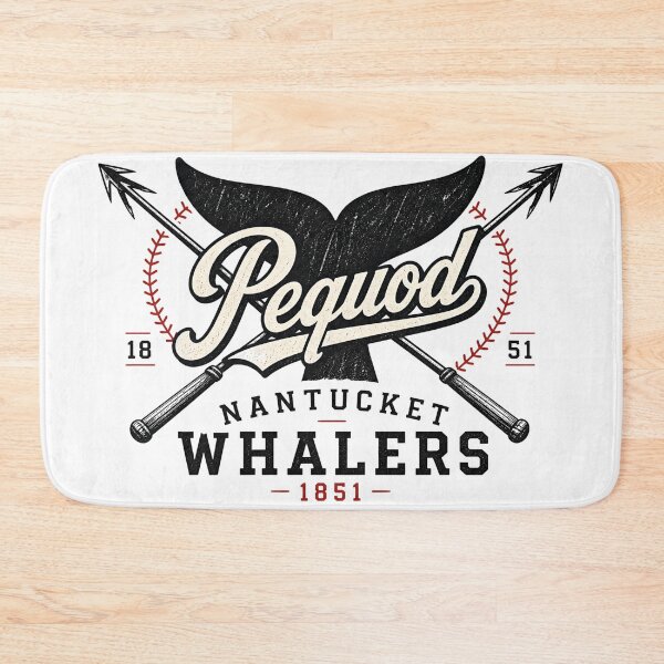 Item preview, Pequod Nantucket Whalers 1851 Moby Dick Whale Tail Varsity Art designed and sold by Fenay Designs.