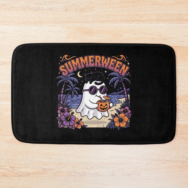 Item preview, Summerween Spooky Summer Beach Ghost Retro Halloween designed and sold by AdyKurniawan.