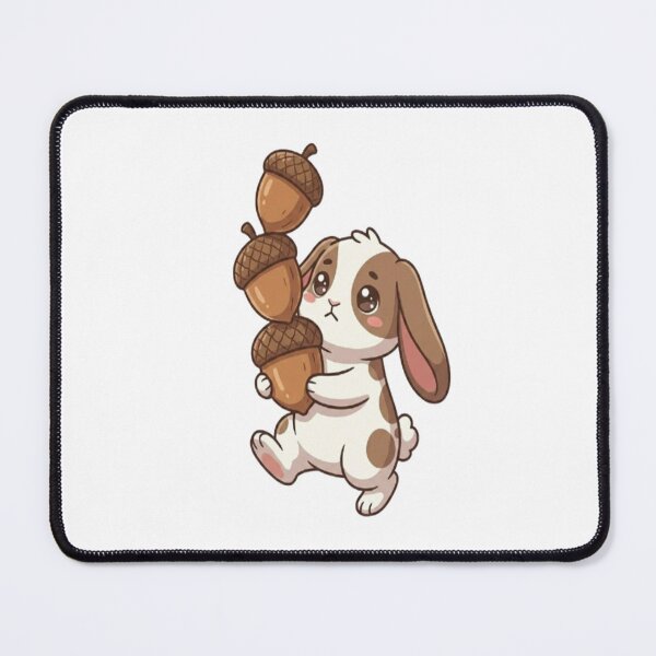 Item preview, Cute Bunny Carrying Acorn Stack designed and sold by Ella_Sketch.