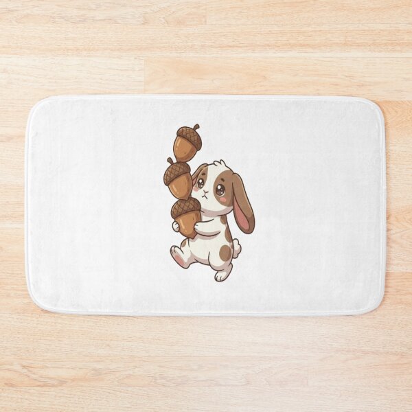Item preview, Cute Bunny Carrying Acorn Stack designed and sold by Ella_Sketch.