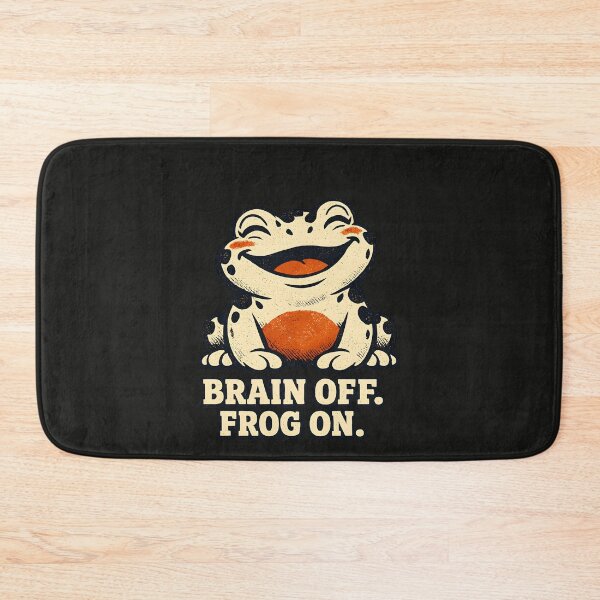 Item preview, Frog Brainrot Brain Off Frog On | ADHD Meme designed and sold by BeanToePets.