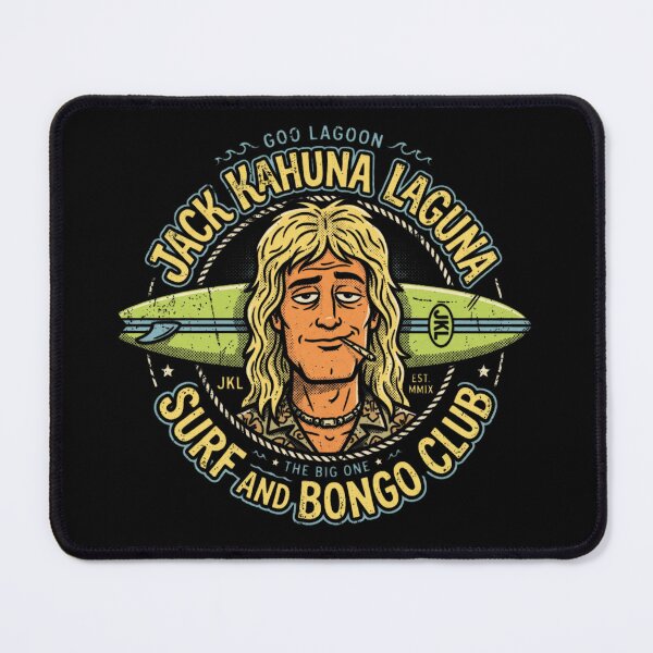 Item preview, Jack Kahuna Laguna Surf and Bongo Club Retro 90s Cartoon designed and sold by AdyKurniawan.